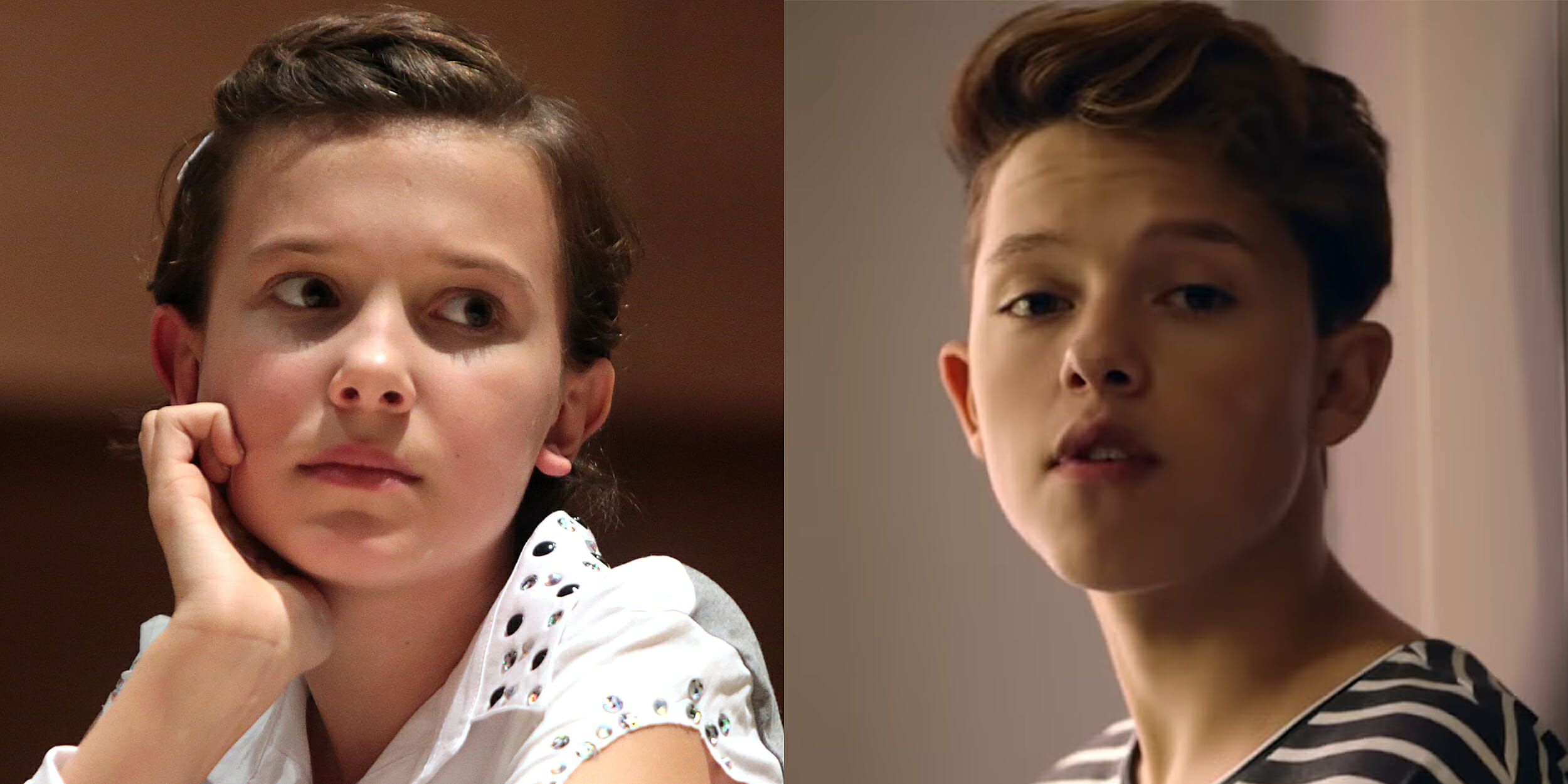 Millie Bobby Brown and Jacob Sartorius