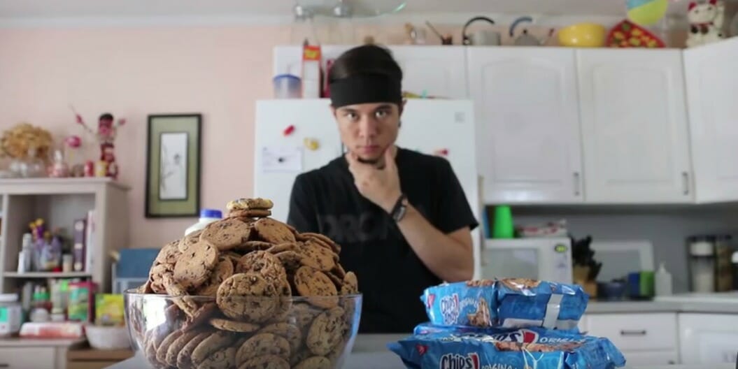 Matt Stonie cookies competitive eating