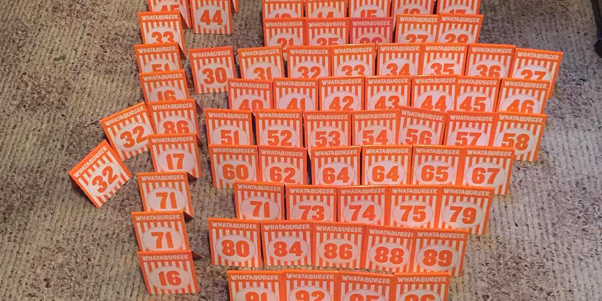 Whataburger table tents