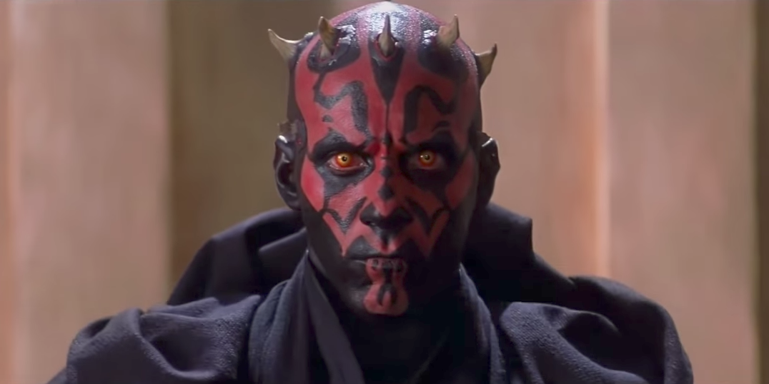 darth maul in star wars phantom menace