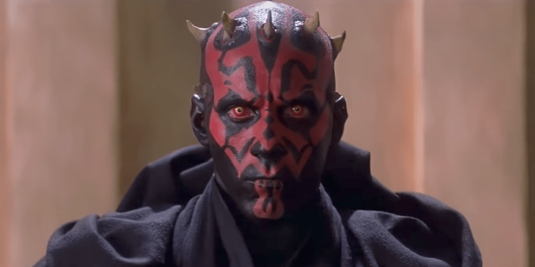 darth maul in star wars phantom menace