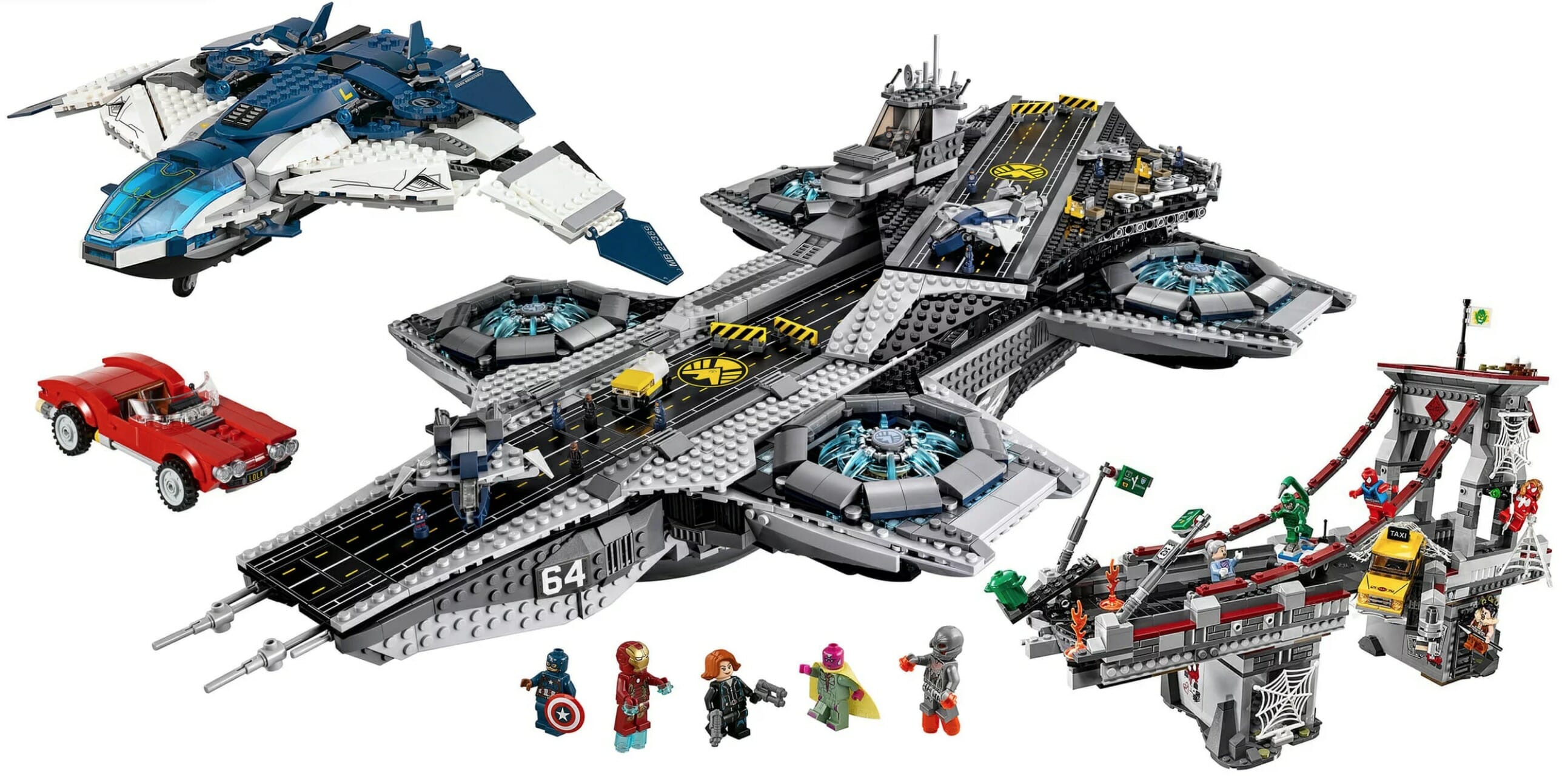 best lego marvel sets - avengers and spiderman