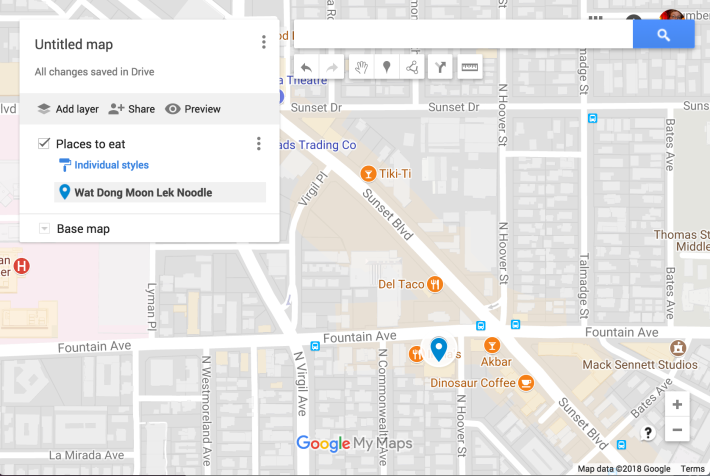how to drop a pin in google maps