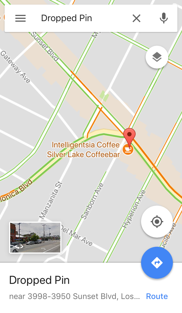 how to drop a pin on google maps