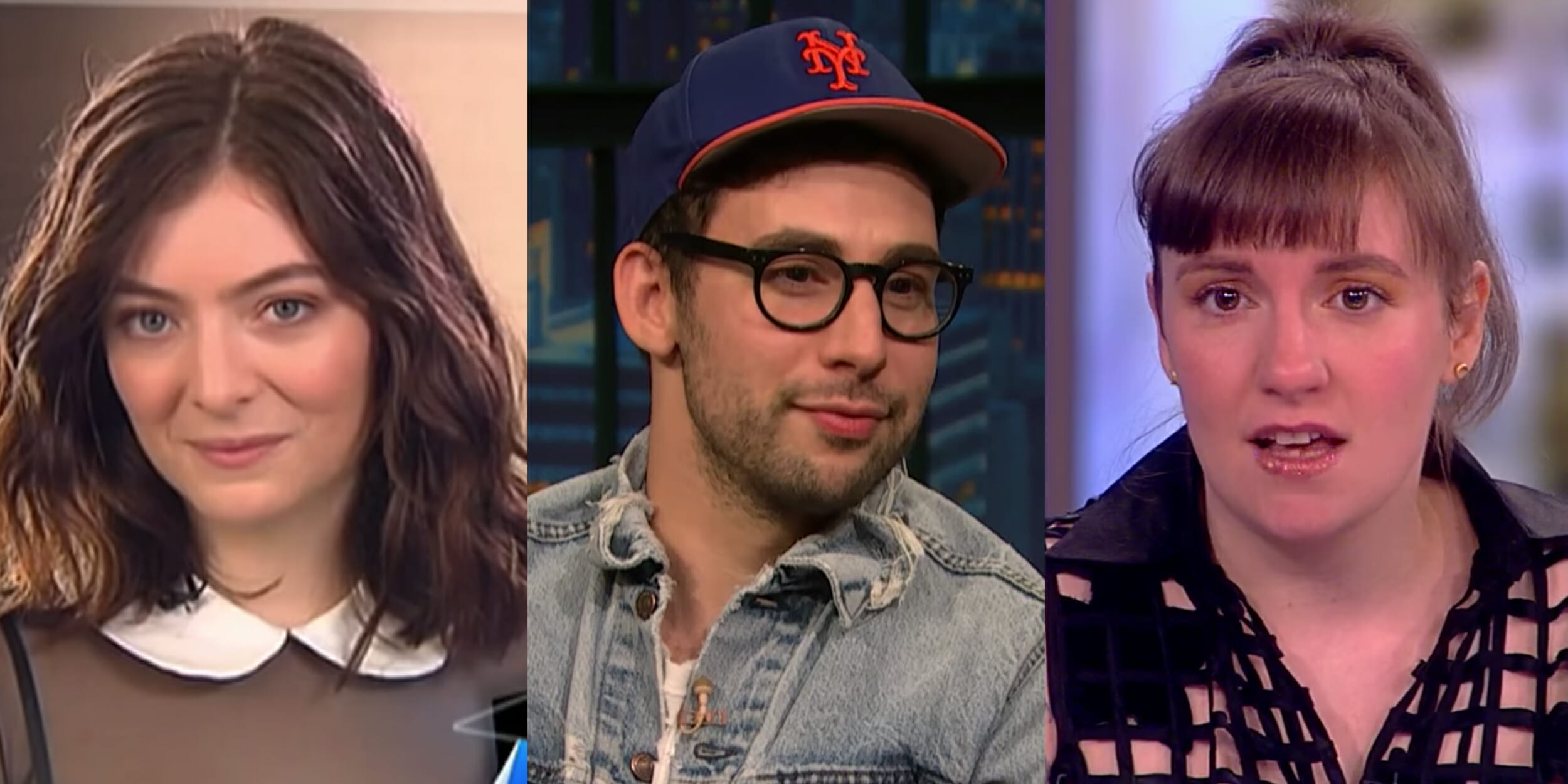 Lorde, Jack Antonoff, and Lena Dunham