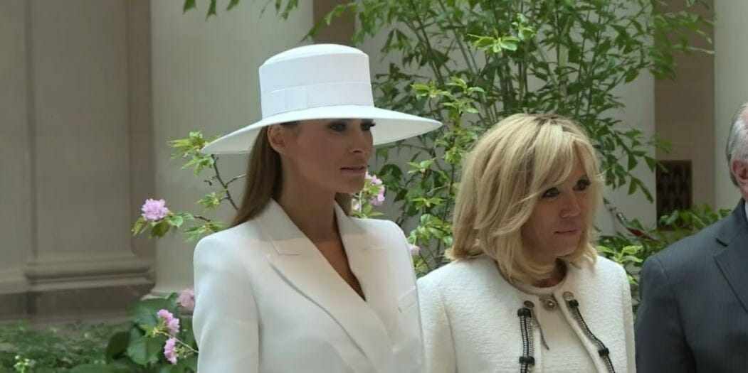Melania Trump Brigitte Macron