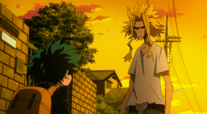 my hero academia : Izuku and All Might