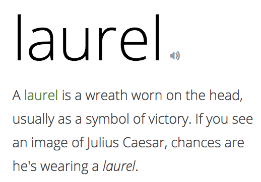 laurel_vocabulary