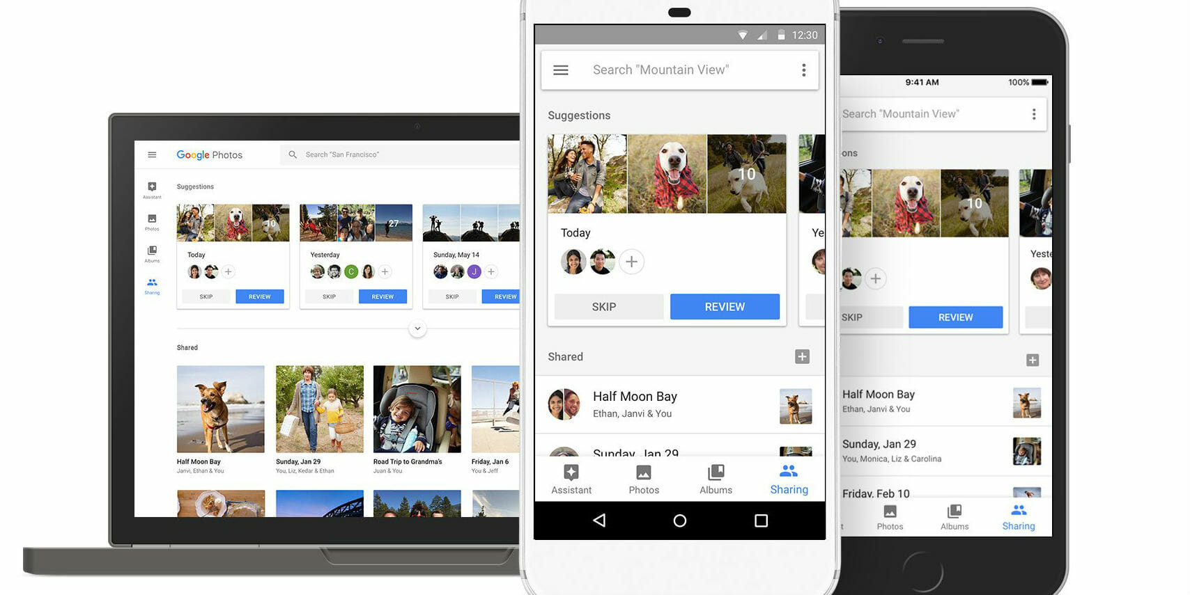 google photos backup and share