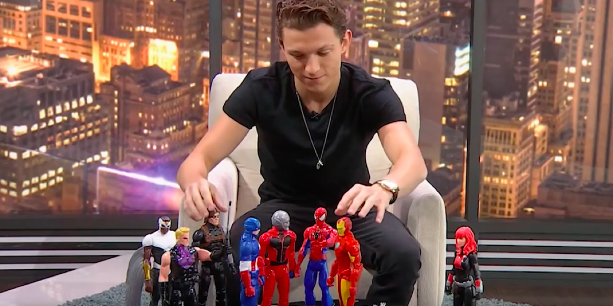 tom holland voice meme action figures