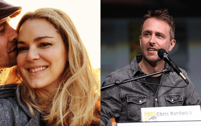 Jacinda Barrett defends Chris Hardwick against Chloe Dykstra's abuse allegations.