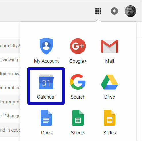 how to share a google calendar - access app