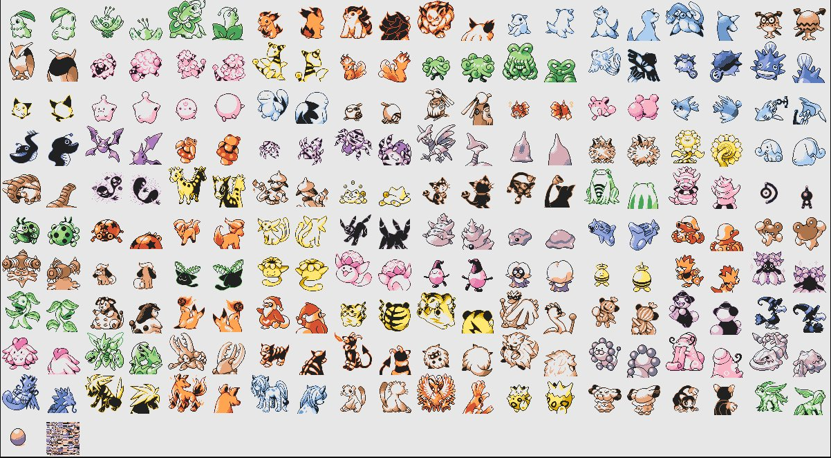pokemon gold and silver beta sprites leak