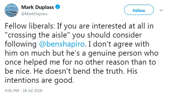 mark duplass ben shapiro