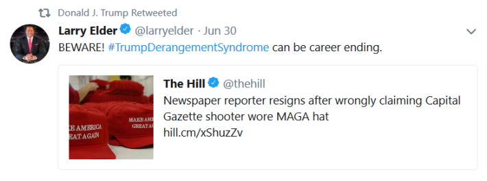 Trump Derangement Syndrome