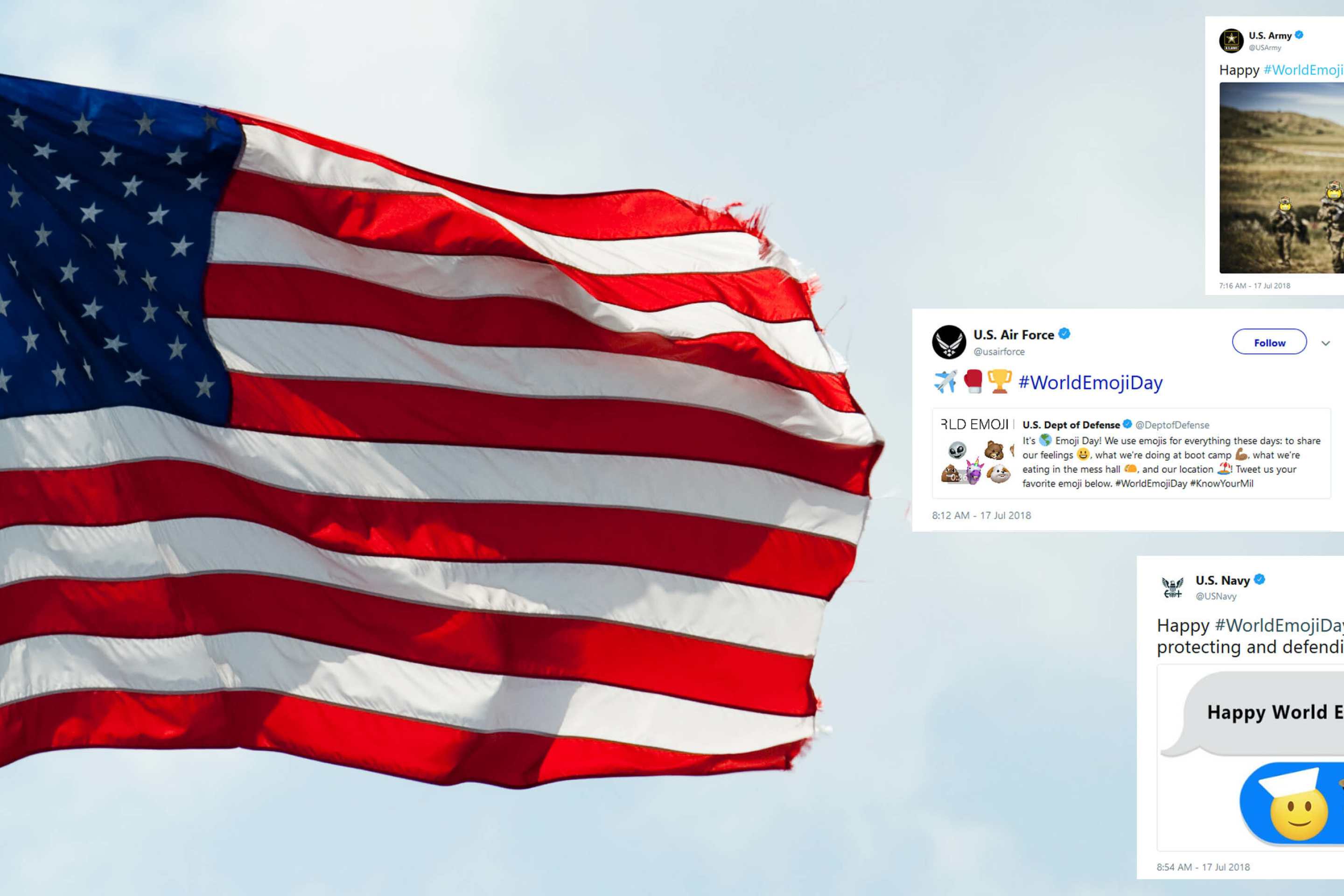 World Emoji Day US Military
