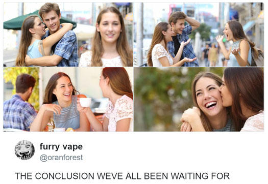 distracted boyfriend conclusion