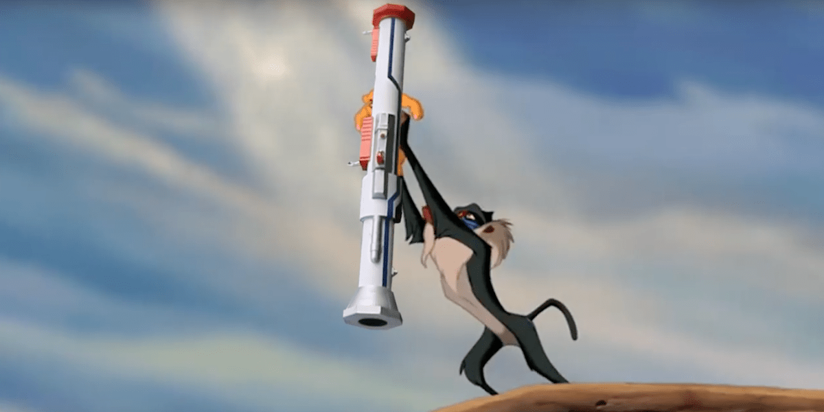 Pool Noodle Bazooka Lion King mashup