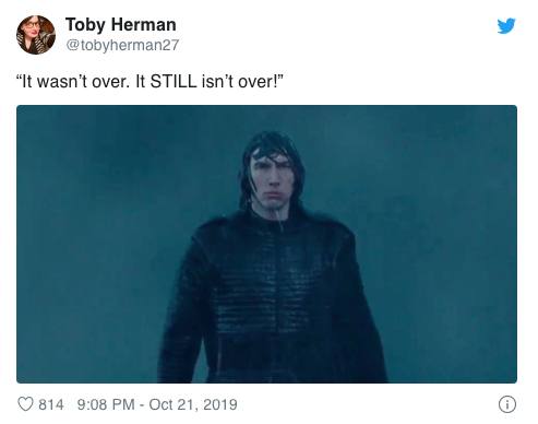 wet kylo ren notebook star wars memes