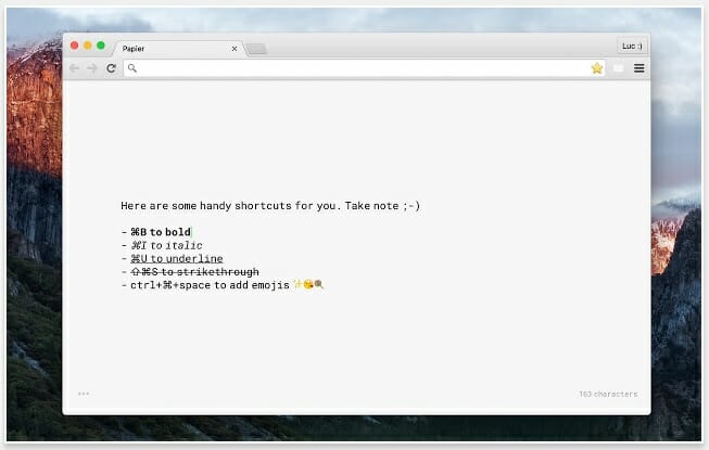 best Chrome plugins : papier
