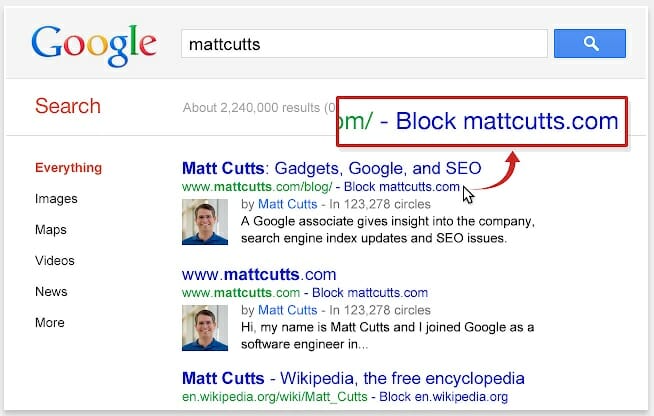 best google chrome extensions : personal blocklist