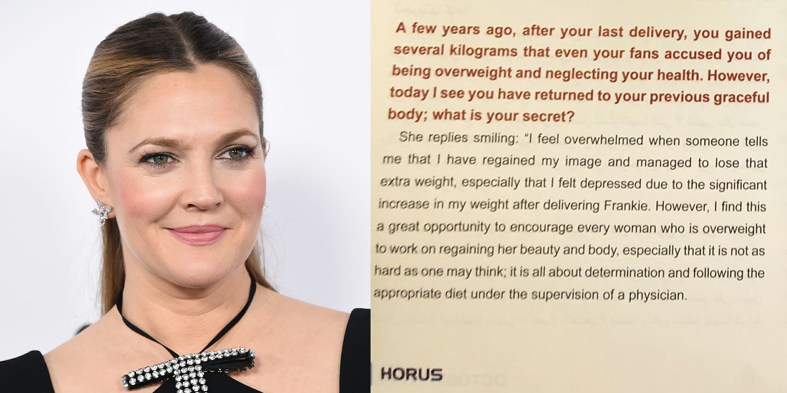 drew barrymore egypt air interview