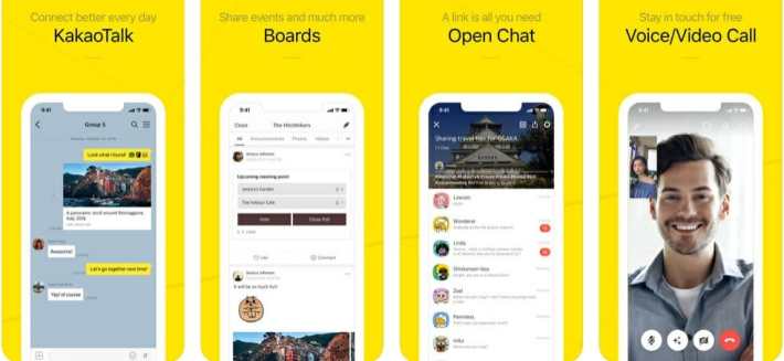 best messaging apps 2018 - kakao talk