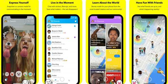 best messaging apps 2018 - snapchat