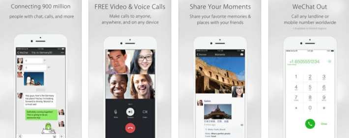 best messaging apps 2018 - wechat