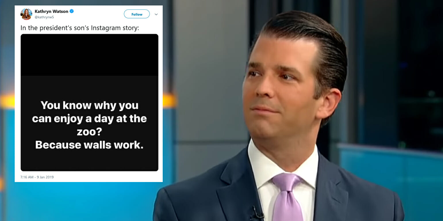 Trump Jr. Zoo Walls