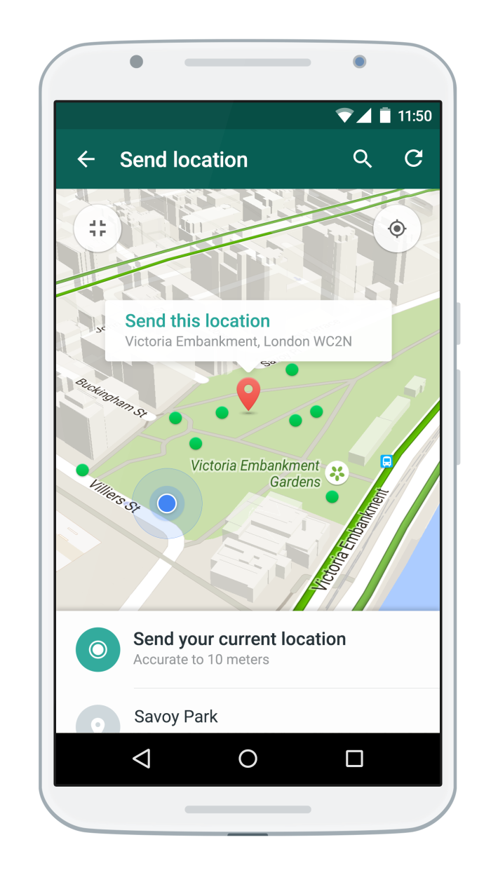 what is whatsapp - whatsapp location