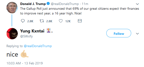 Trump 69 Twitter