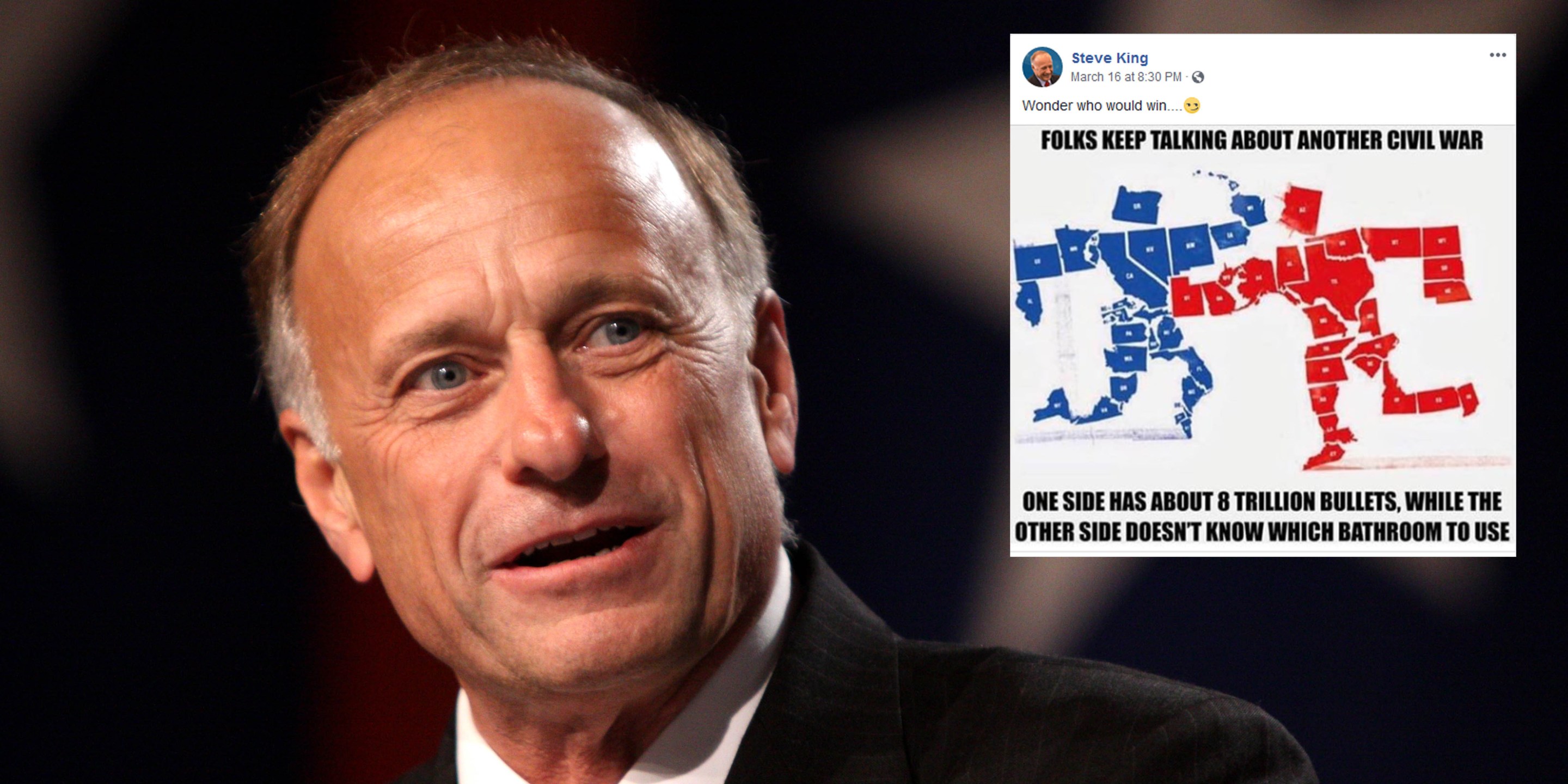 Steve King Civil War Meme