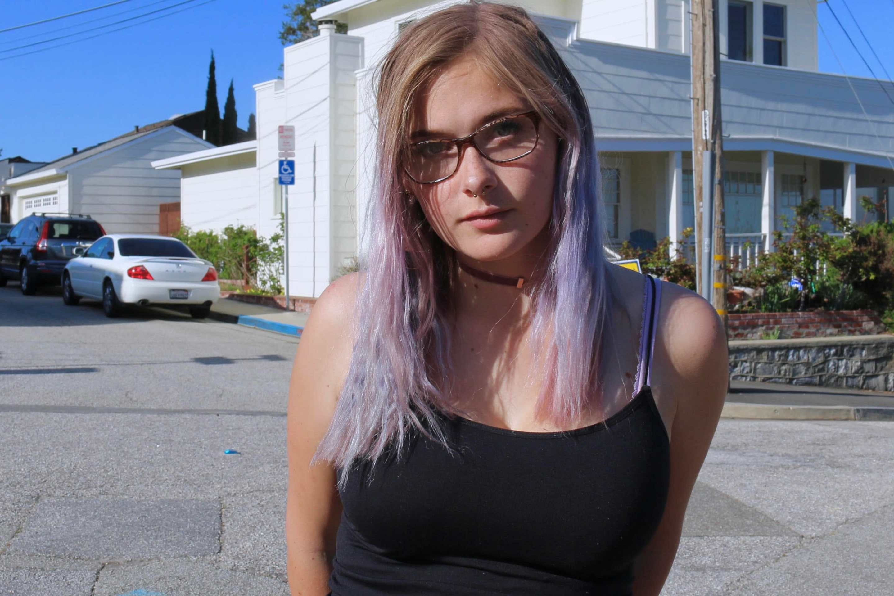 Christine Marshall, a deaf activist and film and digital media student at UCSC