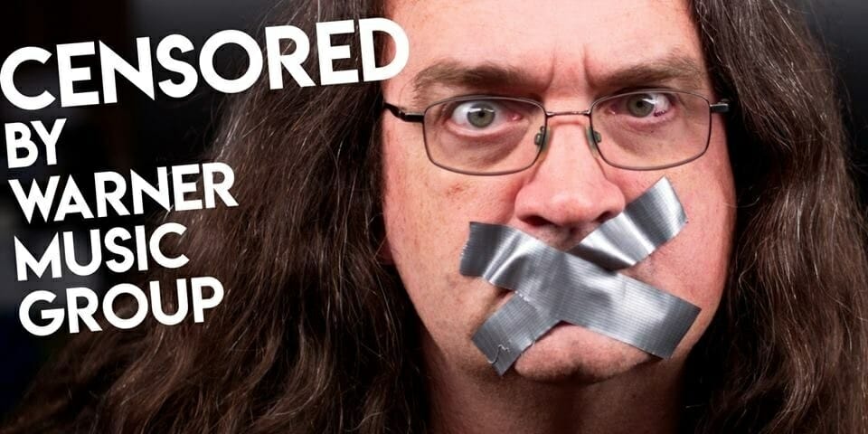 SpectreSoundStudios YouTube copyright Warner Music