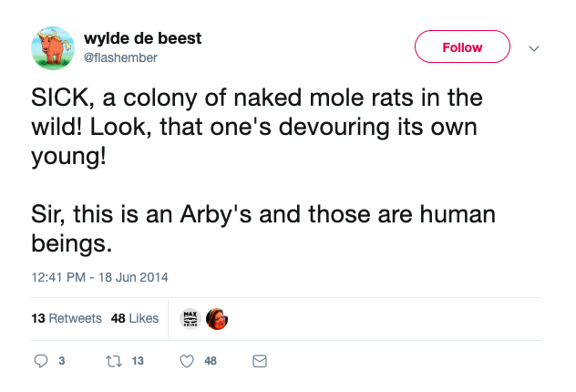 Sir this is an arby's