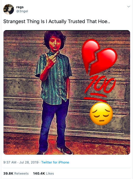 finn wolfhard meme 3ngel