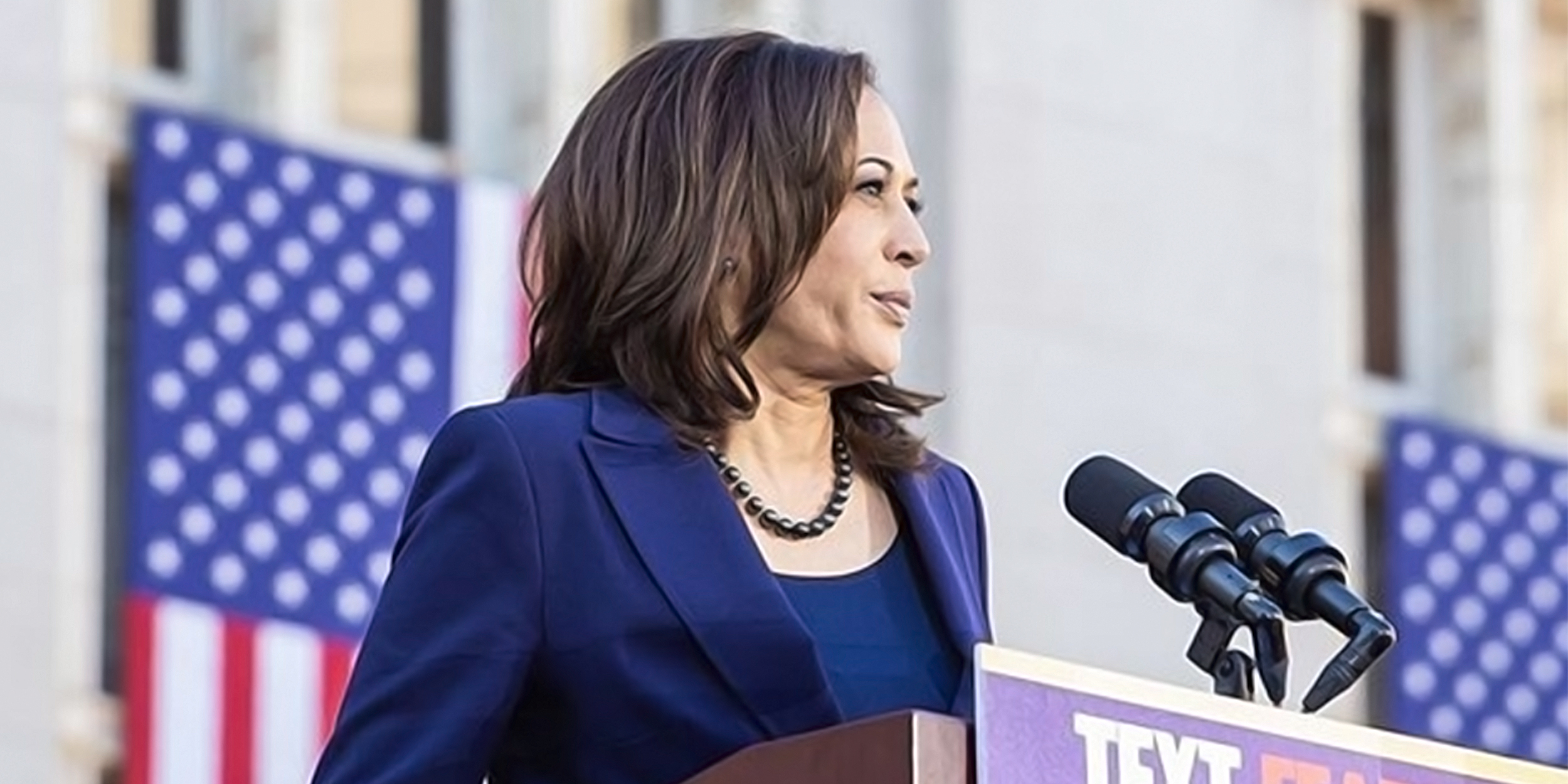 kamala harris speaking