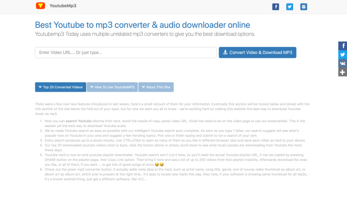 Youtube to Mp3 Converter