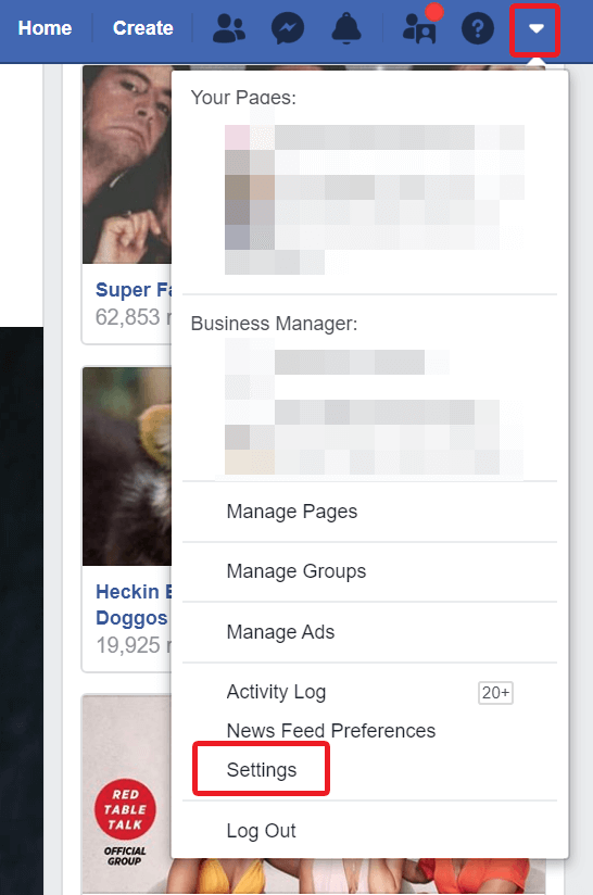 how to change language in facebook