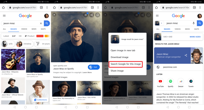 Google reverse image search