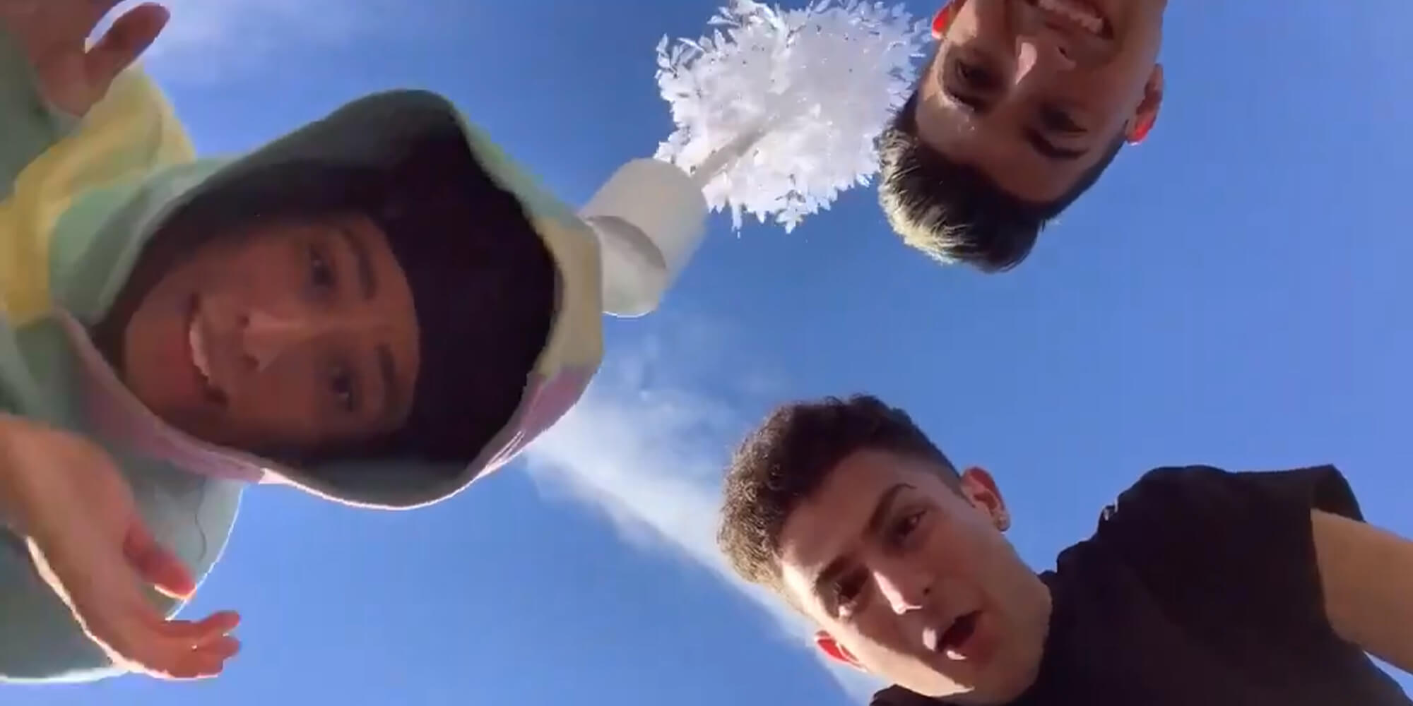 guys throwing stuff in the air