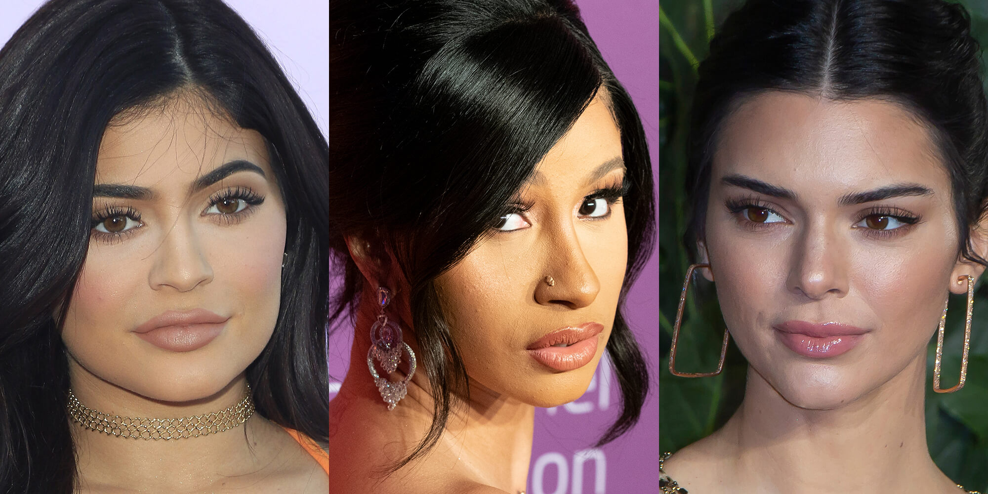 cardi b, kylie and kendall jenner