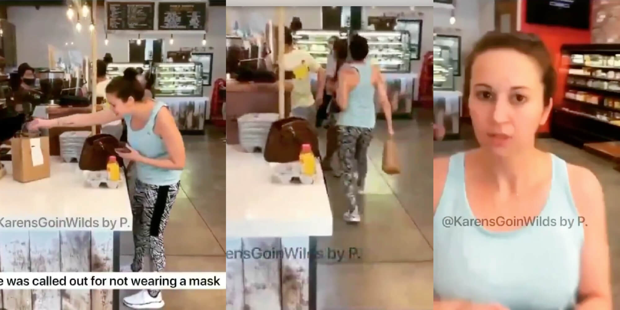 lauren balsamo coughing no mask video