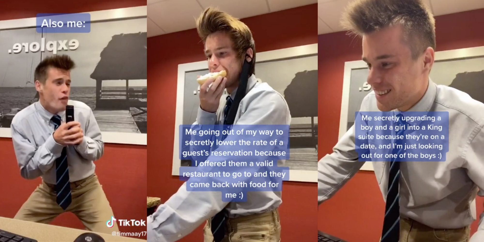 hilton worker fired tiktok
