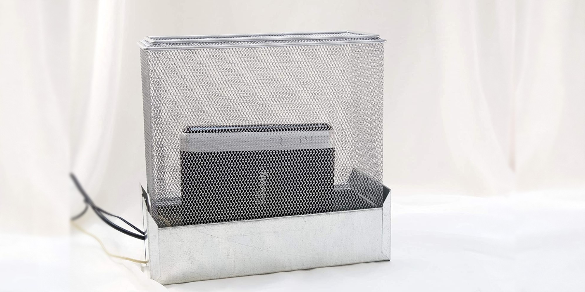 A shield designed to block EMF signals from routers