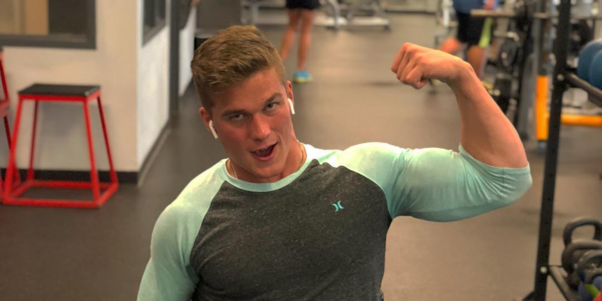 Madison Cawthorn in gym