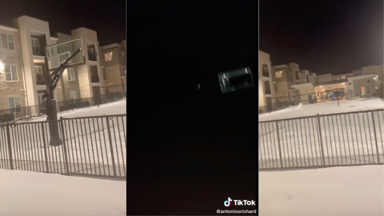 TikTok in Denton apartment complex shows people screaming as power goes out