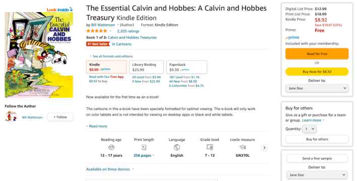 comics on prime reading