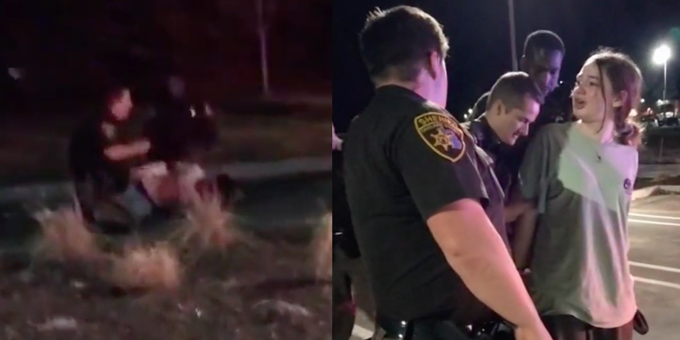 Videos show Oakland County Sheriff's Office sitting on 21yo man, handcuffing his 14yo sister